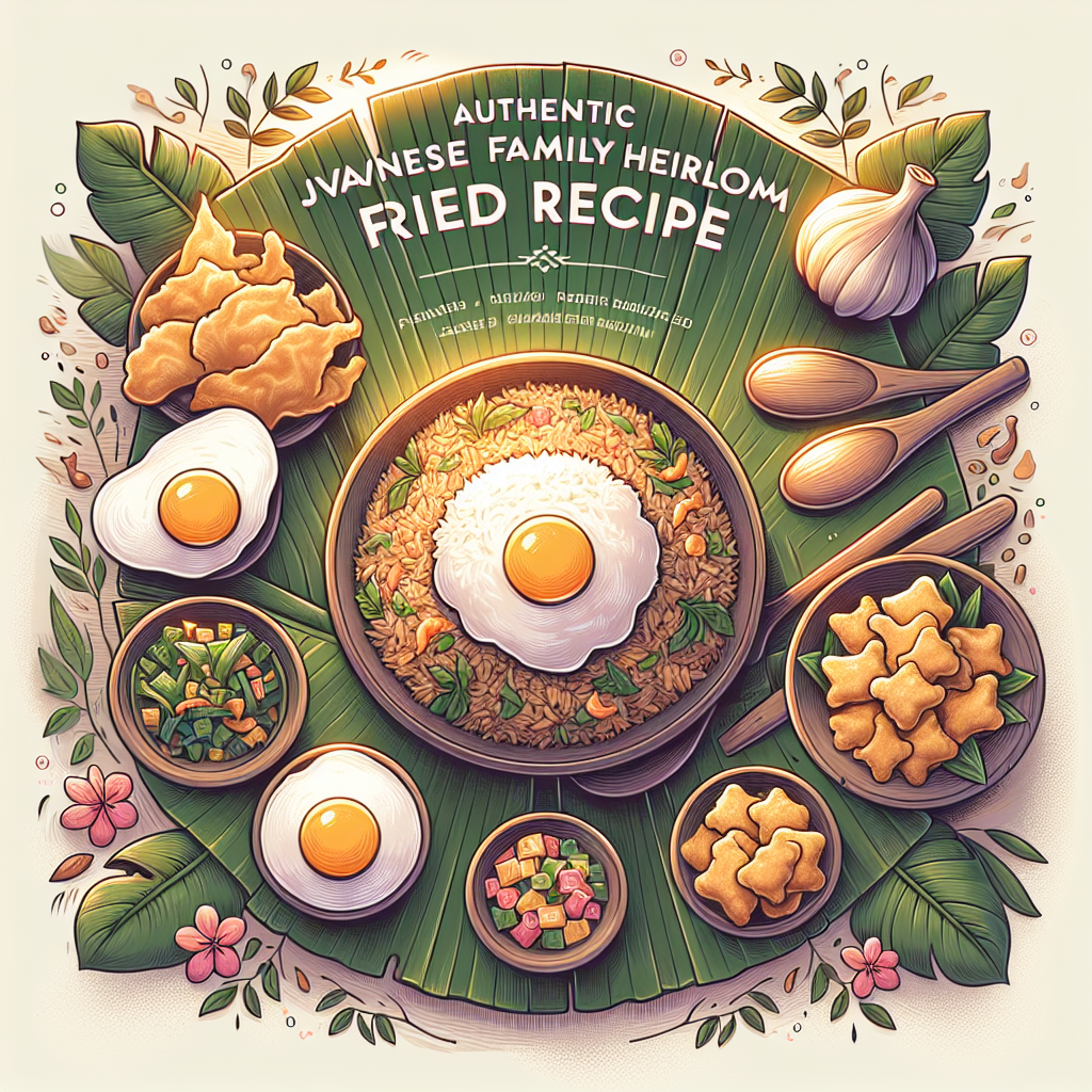 Resep Autentik Nasi Goreng Jawa Warisan Keluarga